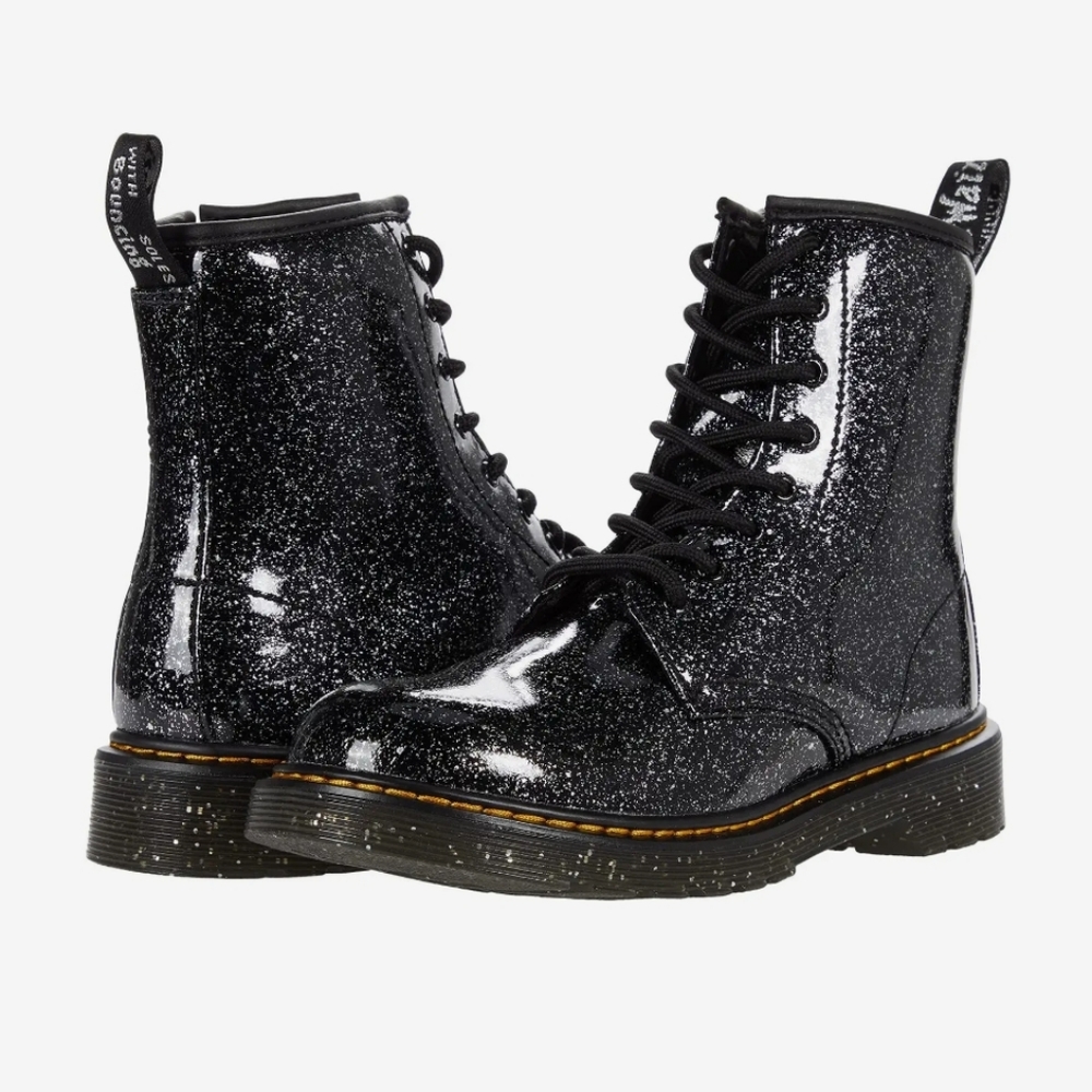 Dr. Martens glitter lace up boot